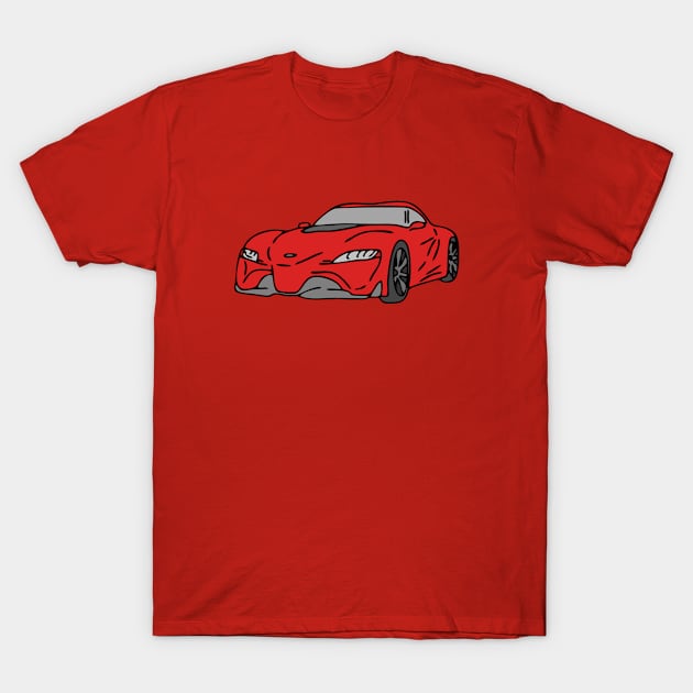 super car drift T-Shirt by fokaction